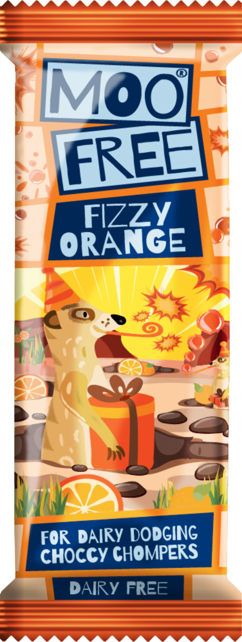MOO FREE Mini Bar - Fizzy Orange 20g