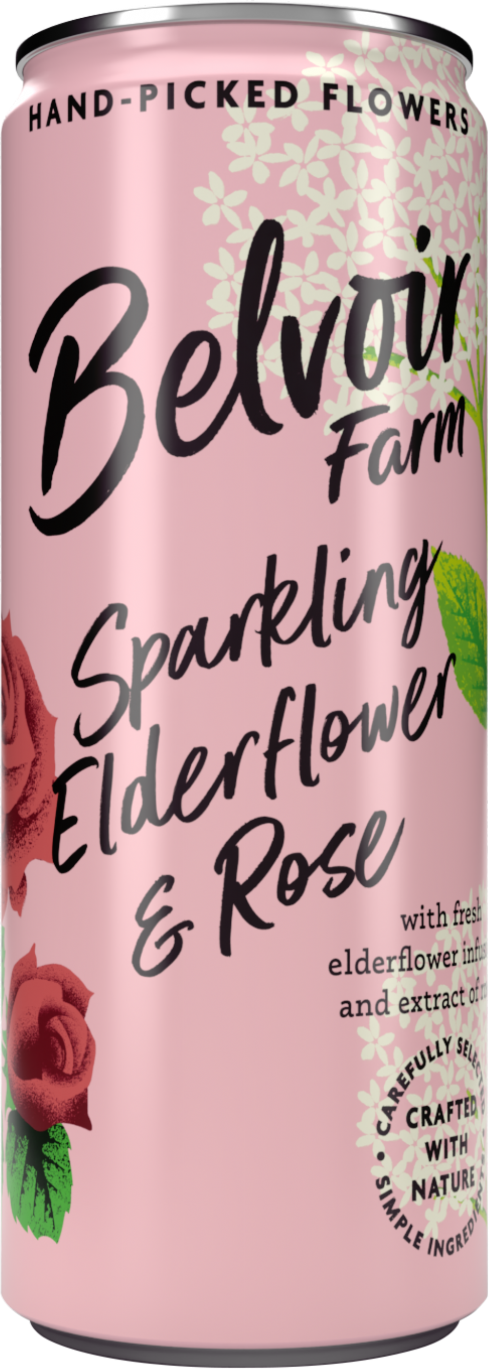 BELVOIR Elderflower & Rose - Can 25cl