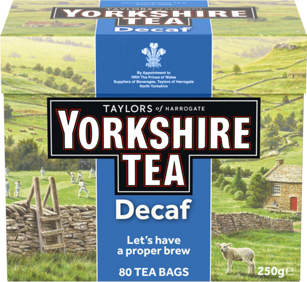 Taylors of Harrogate Yorkshire Tea Decaf - 80 Teabags 250g
