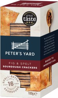 PETER'S YARD Fig & Spelt Sourdough Crackers 100g