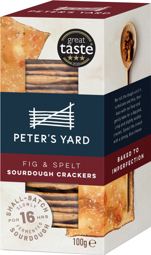 PETER'S YARD Fig & Spelt Sourdough Crackers 100g