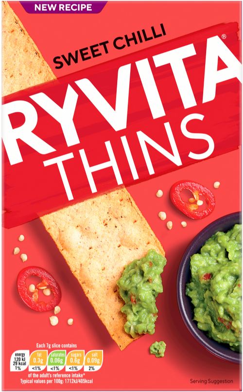 RYVITA Thins - Sweet Chilli 125g
