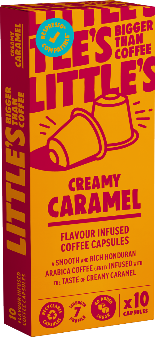LITTLE'S Creamy Caramel Nespresso Compatible Capsules10x5.5g