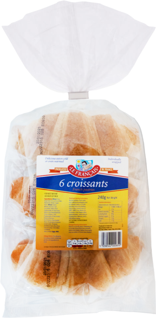 LE FRANCAIS 6 Croissants 240g