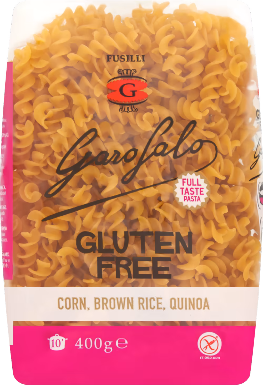 GAROFALO Gluten Free Fusilli 400g
