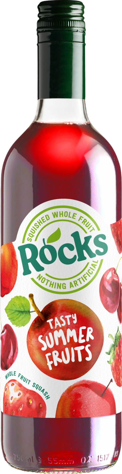 ROCKS Fruit Squash - Tasty Summer Fruits 740ml