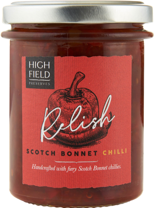 HIGHFIELD PRESERVES Scotch Bonnet Chilli Relish 210g