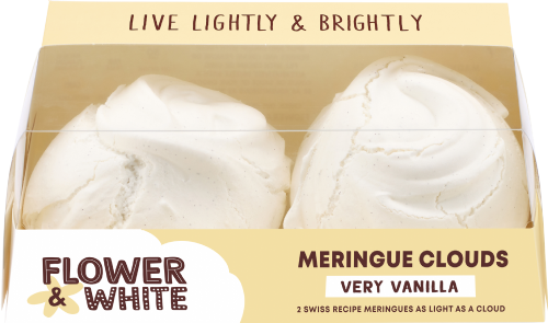 FLOWER & WHITE 2 Meringue Clouds - Very Vanilla 130g