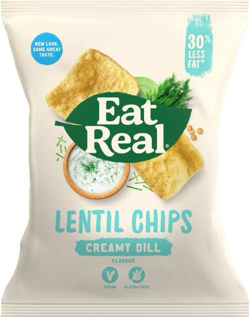 EAT REAL Lentil Chips - Creamy Dill 40g
