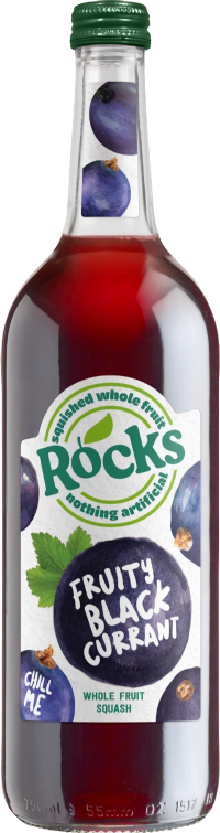 ROCKS Fruit Squash - Fruity Black Currant 740ml