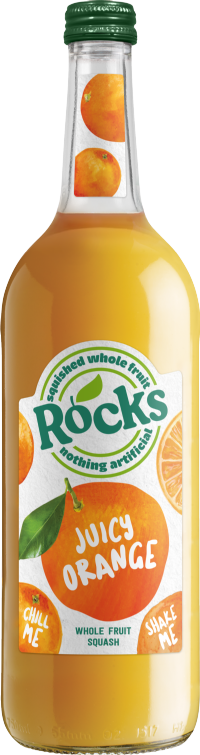 ROCKS Fruit Squash - Juicy Orange 740ml