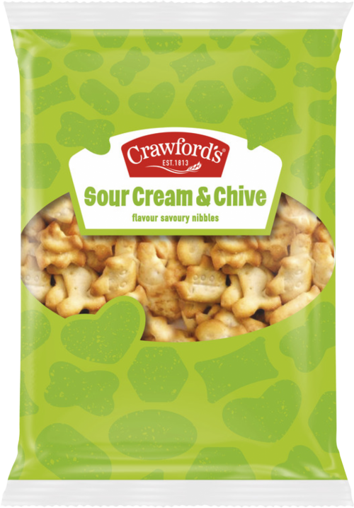 CRAWFORD'S Sour Cream & Chive Flavour Savouries 200g