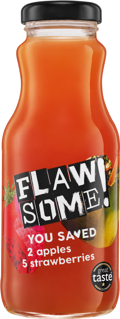 FLAWSOME! Apple & Strawberry Juice 250ml