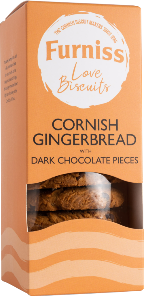 FURNISS Cornish Gingerbread with Dark Chocolate Pieces 200g