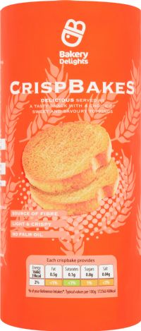 BAKERY DELIGHTS Crisp Bakes 125g