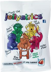 JELLYATRICS Fruit Flavoured Jellies 150g