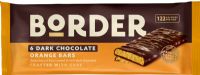 BORDER 6 Dark Chocolate Orange Bars 144g