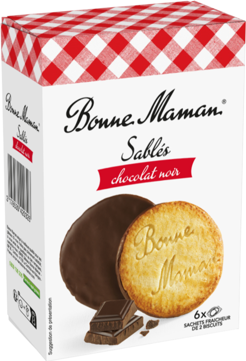 BONNE MAMAN Dark Chocolate Sables 160g