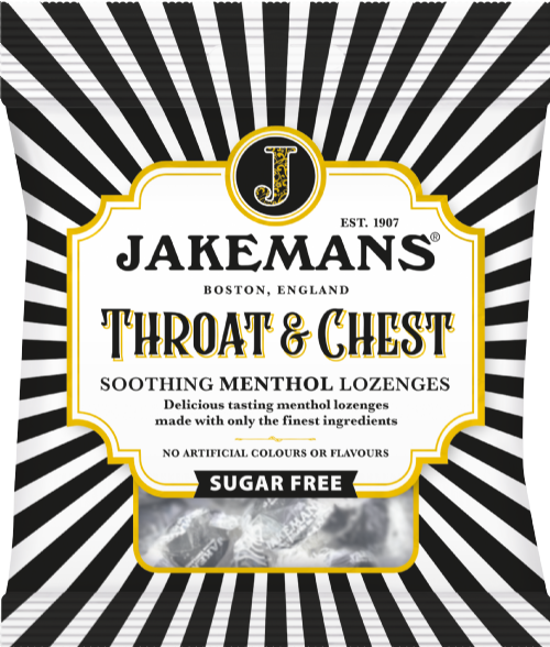 JAKEMANS Throat & Chest Lozenges - Sugar Free 50g