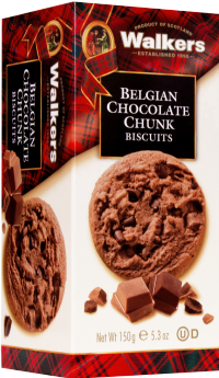 WALKER'S SHORTBREAD Belgian Chocolate Chunk Biscuits 150g