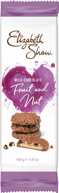 ELIZABETH SHAW Milk Chocolate Fruit & Nut Biscuits 140g