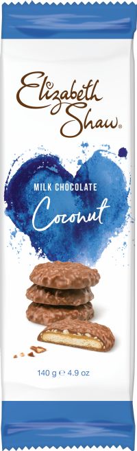 ELIZABETH SHAW Milk Chocolate Coconut Biscuits 140g
