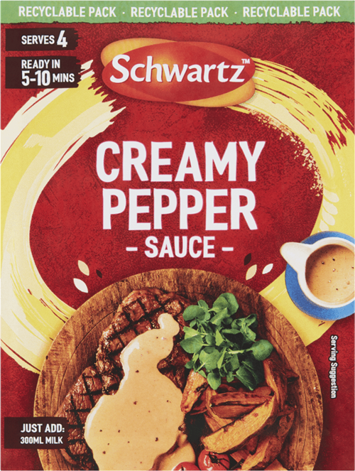 SCHWARTZ Creamy Pepper Sauce Mix 25g