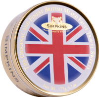 SIMPKINS Travel Sweets - Mixed Fruit Drops Union Jack Tin 175g
