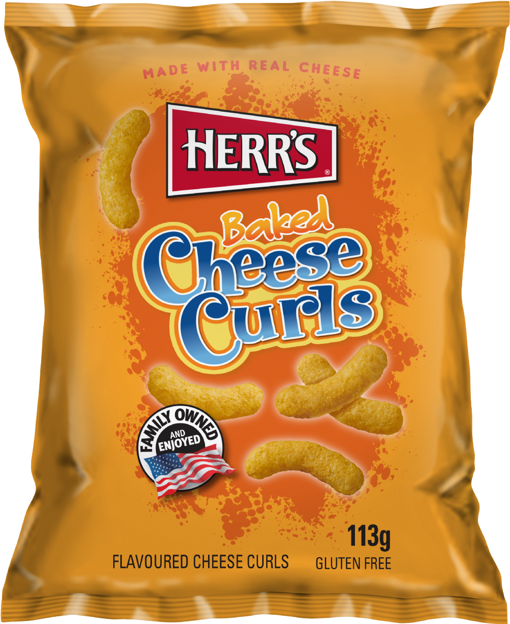 Holleys Fine Foods HERR'S Baked Cheese Curls 113g