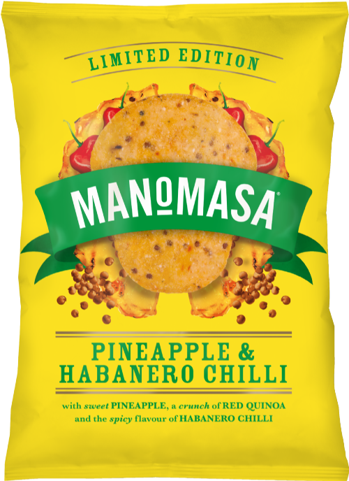 MANOMASA Pineapple & Habanero Chilli Corn Chips 140g