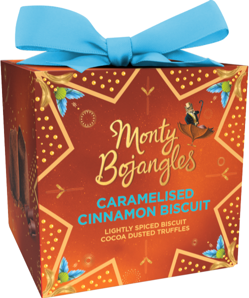 MONTY BOJANGLES Caramelised Cinnamon Bisc Truffles Gift 100g
