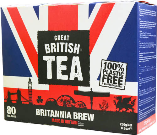 GREAT BRITISH TEA Britannia Brew 80 Teabags 250g
