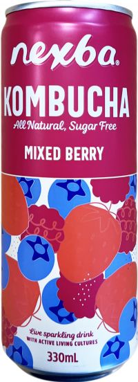 NEXBA Kombucha - Mixed Berry 330ml