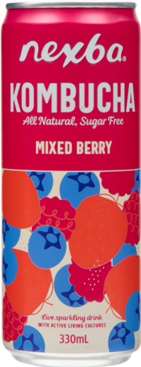 NEXBA Kombucha - Mixed Berry 330ml