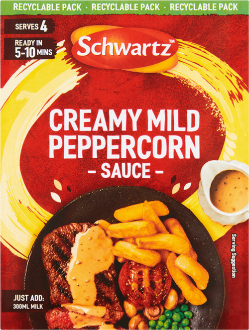 SCHWARTZ Creamy Mild Peppercorn Sauce 25g