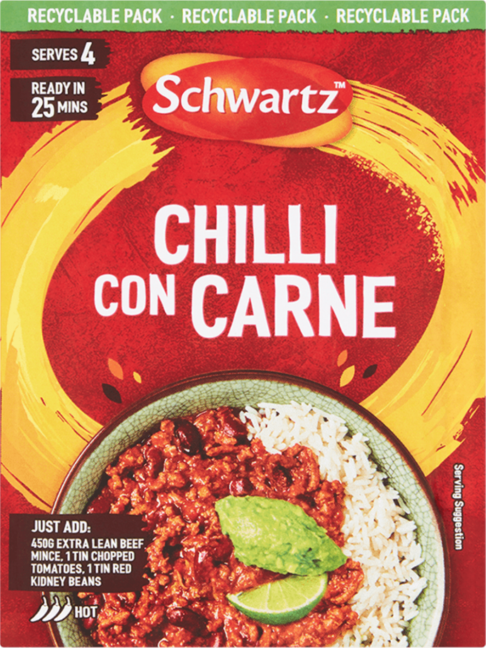 Skabelse dybt meditativ Holleys Fine Foods | SCHWARTZ Chilli Con Carne Recipe Mix 41g