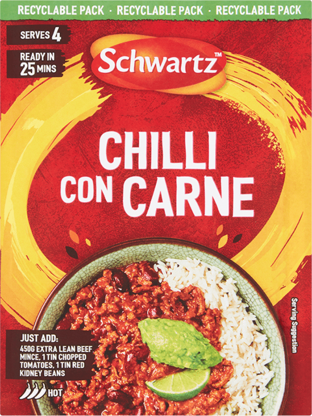 Schwartz Chilli con Carne Recipe Mix 41g