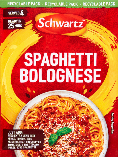 SCHWARTZ Spaghetti Bolognese Recipe Mix 40g