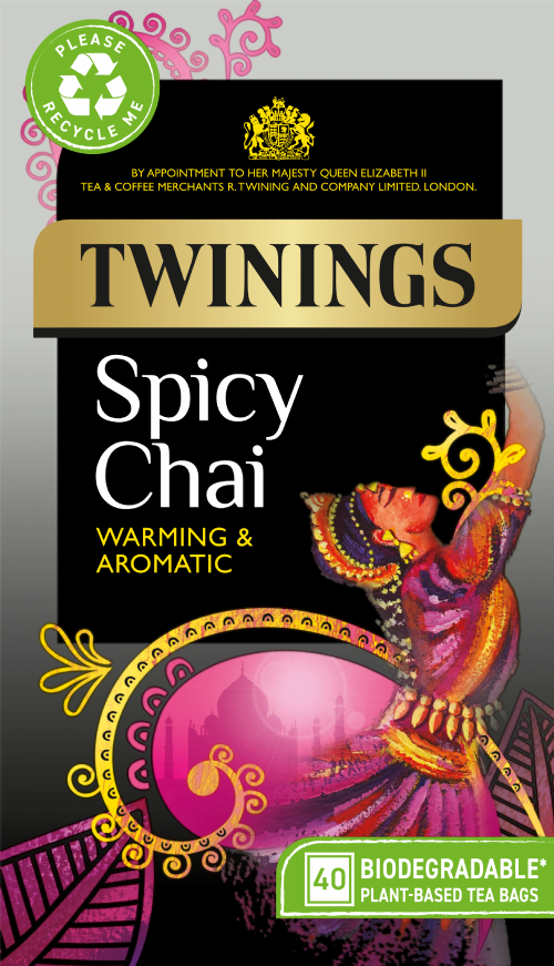TWININGS Spicy Chai Teabags 40's