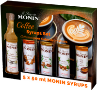 MONIN Coffee Syrups Set Gift Pack (5x5cl)