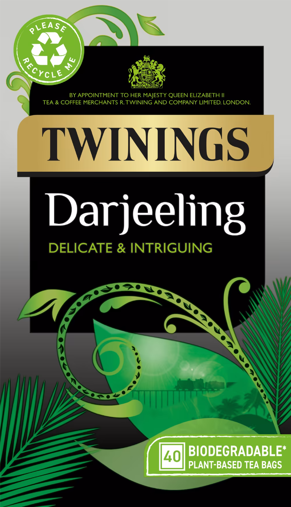 TWININGS 40 Darjeeling Teabags 100g