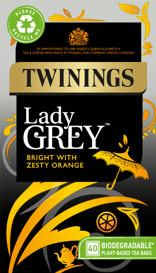 TWININGS Lady Grey Teabags 40's