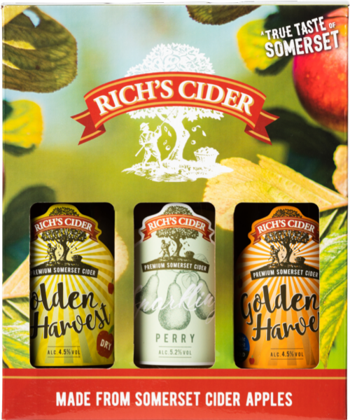 RICH'S CIDER Gift Pack (3x500ml)