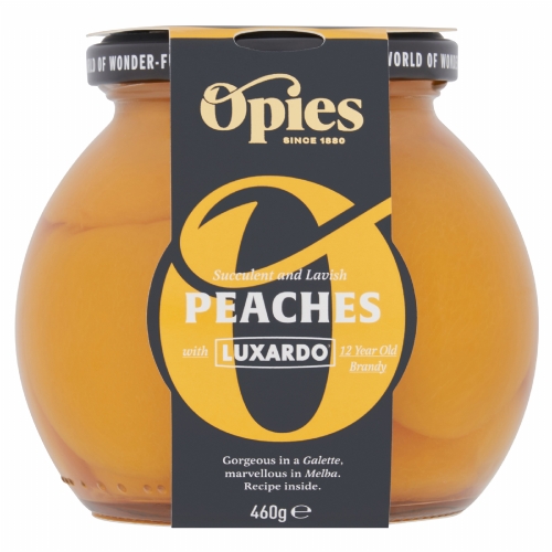 OPIES Peaches with Luxardo Brandy 460g