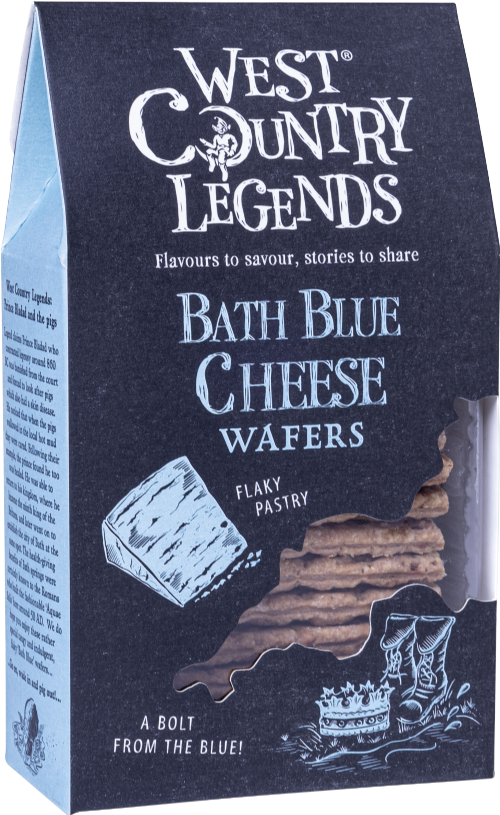WEST COUNTRY LEGENDS Bath Blue Cheese Wafers 80g