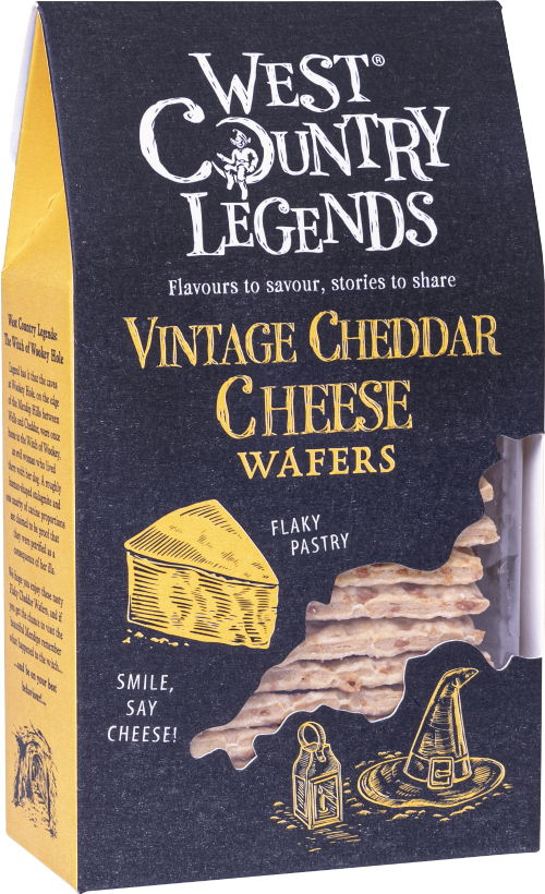 WEST COUNTRY LEGENDS Vintage Cheddar Cheese Wafers 80g