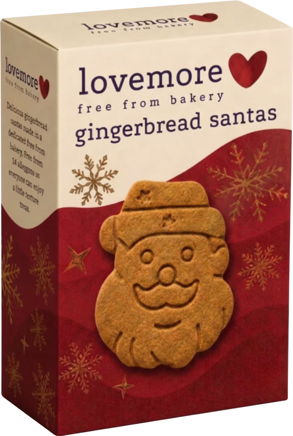 LOVEMORE Gingerbread Santas 195g