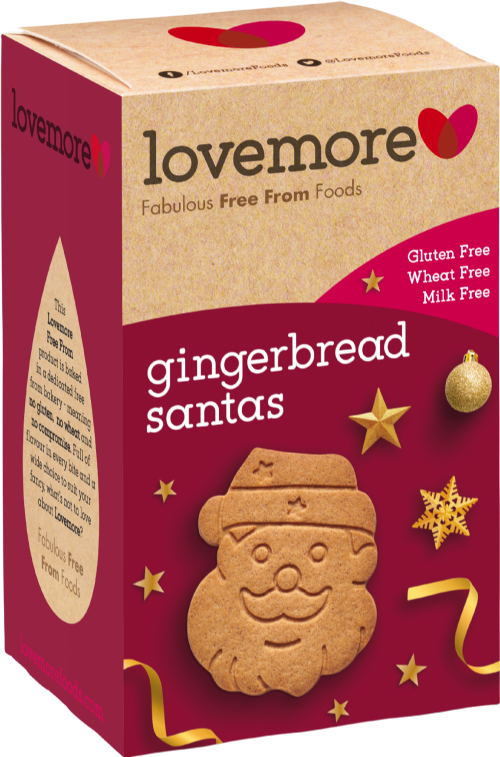 LOVEMORE Gingerbread Santas 195g