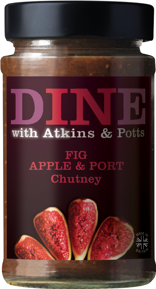 ATKINS & POTTS Fig, Apple & Port Chutney 220g