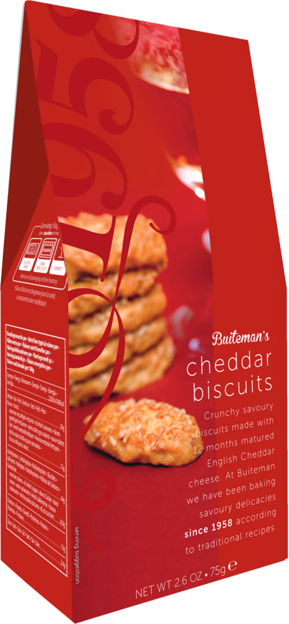 BUITEMAN Cheddar Biscuits 75g